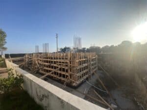 Yeşilkaya Taş Villası ahşap kalıp iskelet inşaatı