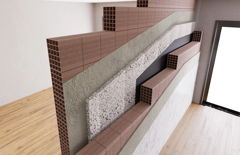 Soundproofing Installation on a Villa's Shared Wall - İmerek Yapı Çeşme